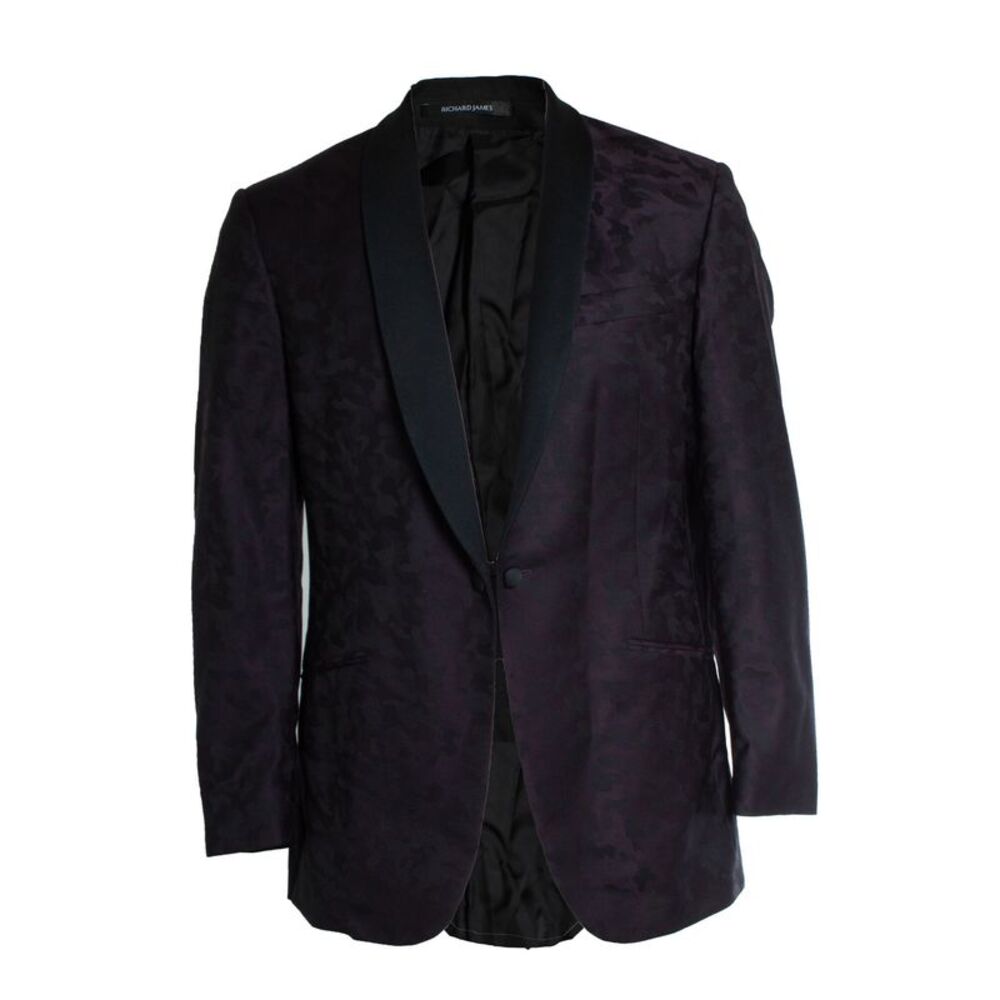 Richard James, Camo printed blazer in purple